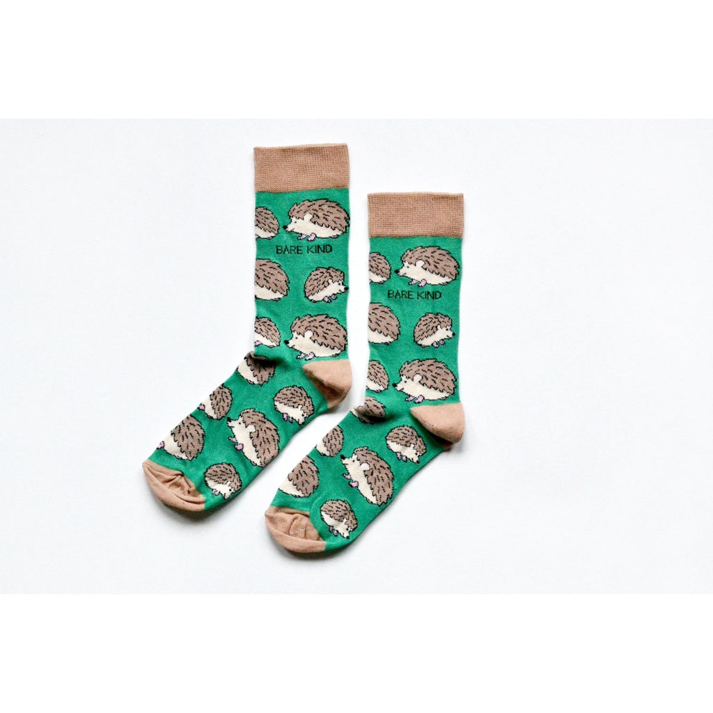 Adults Bamboo Socks - Hedgehogs - The Rosy Robin Company