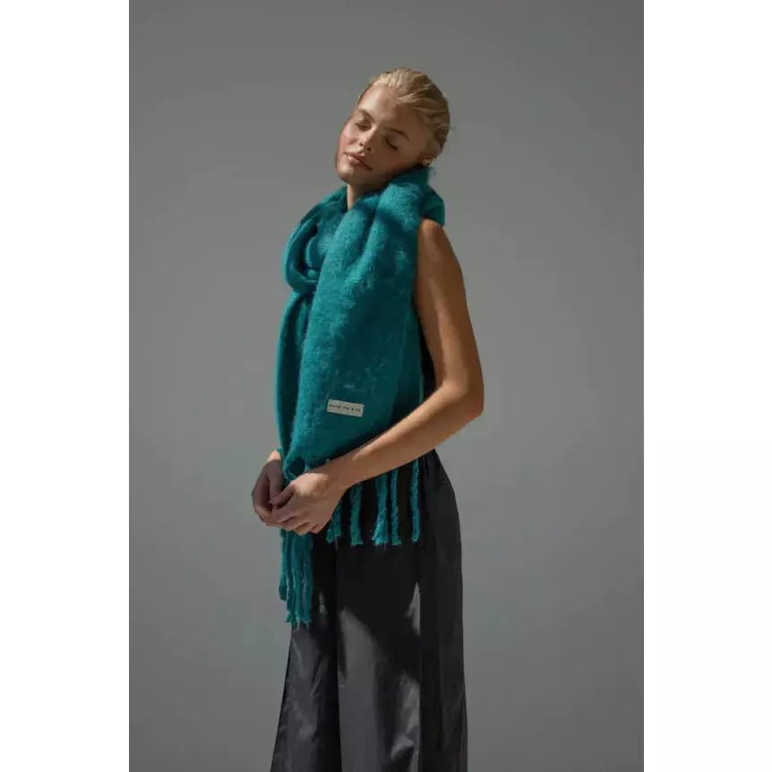 Stockholm Scarf in Ocean Teal - The Rosy Robin Company