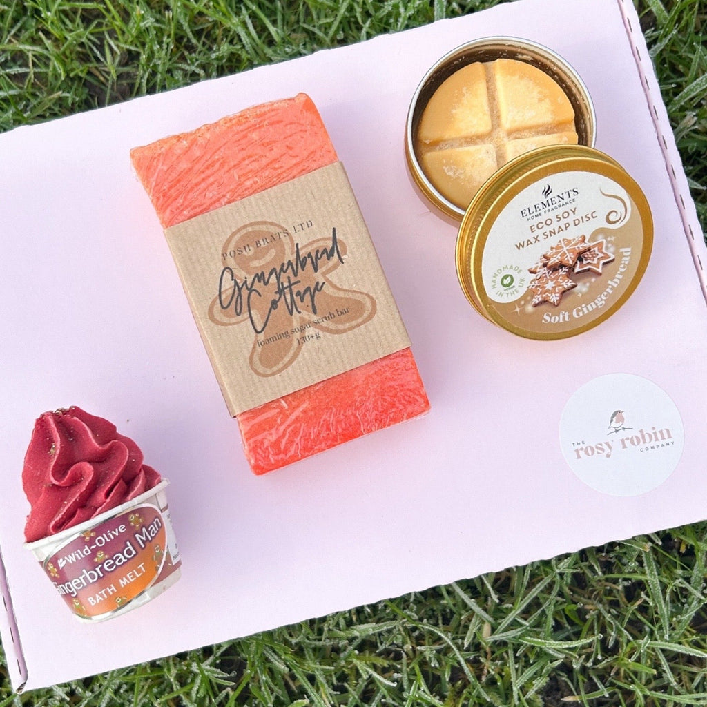 Mini Gift Box - Gingerbread - The Rosy Robin Company
