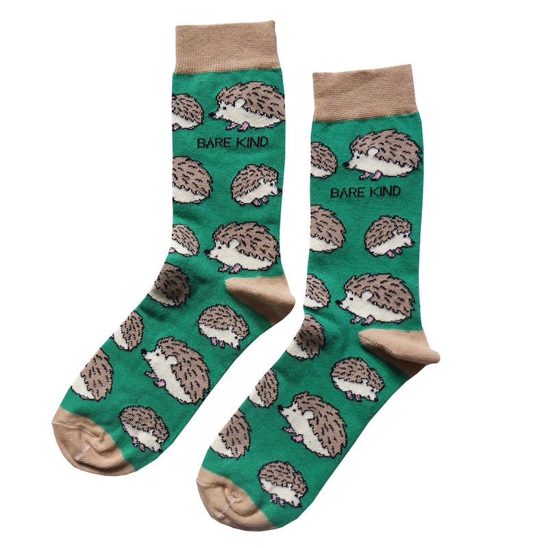 Adults Bamboo Socks - Hedgehogs - The Rosy Robin Company