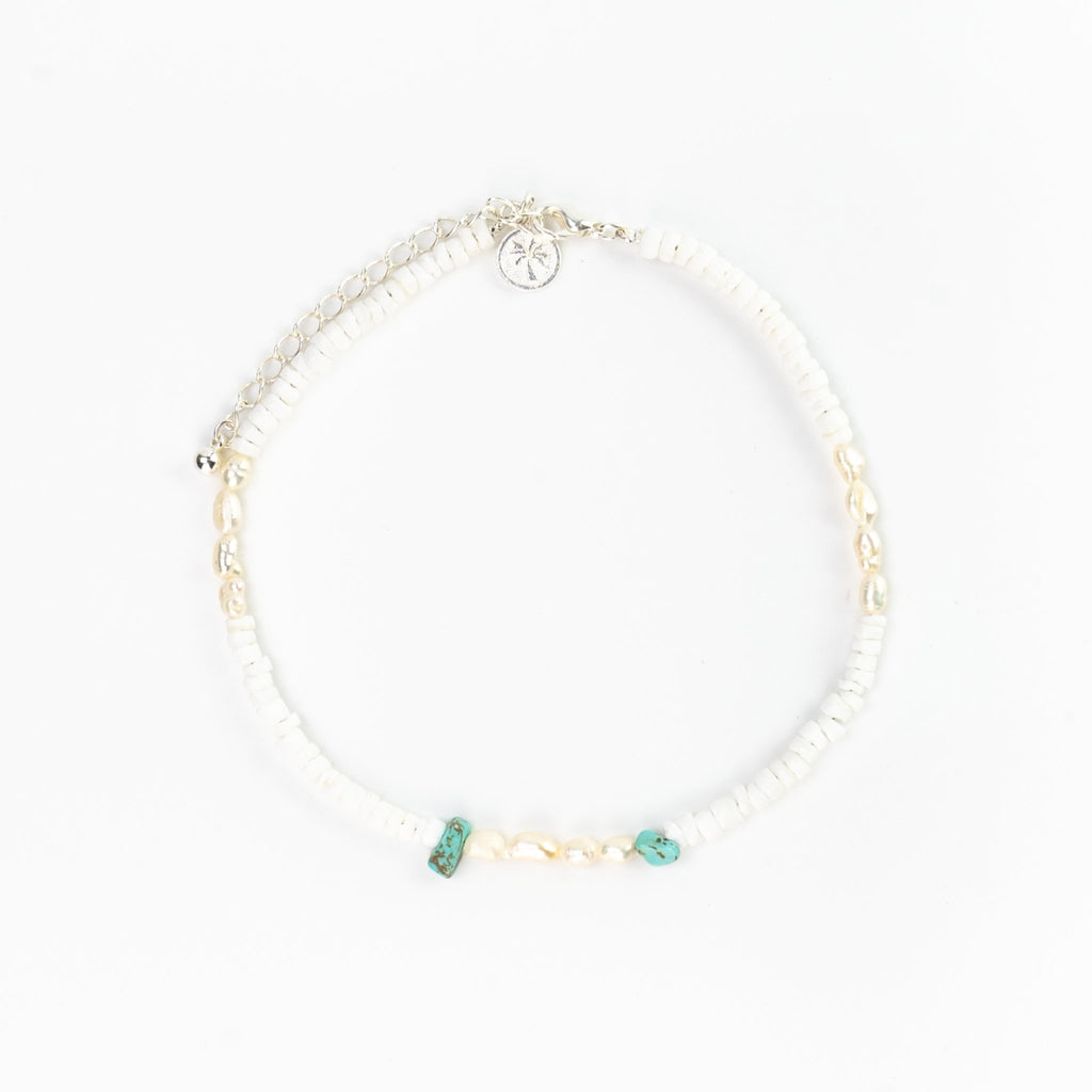 Anklet - Kai Pearl Beaded - The Rosy Robin Company