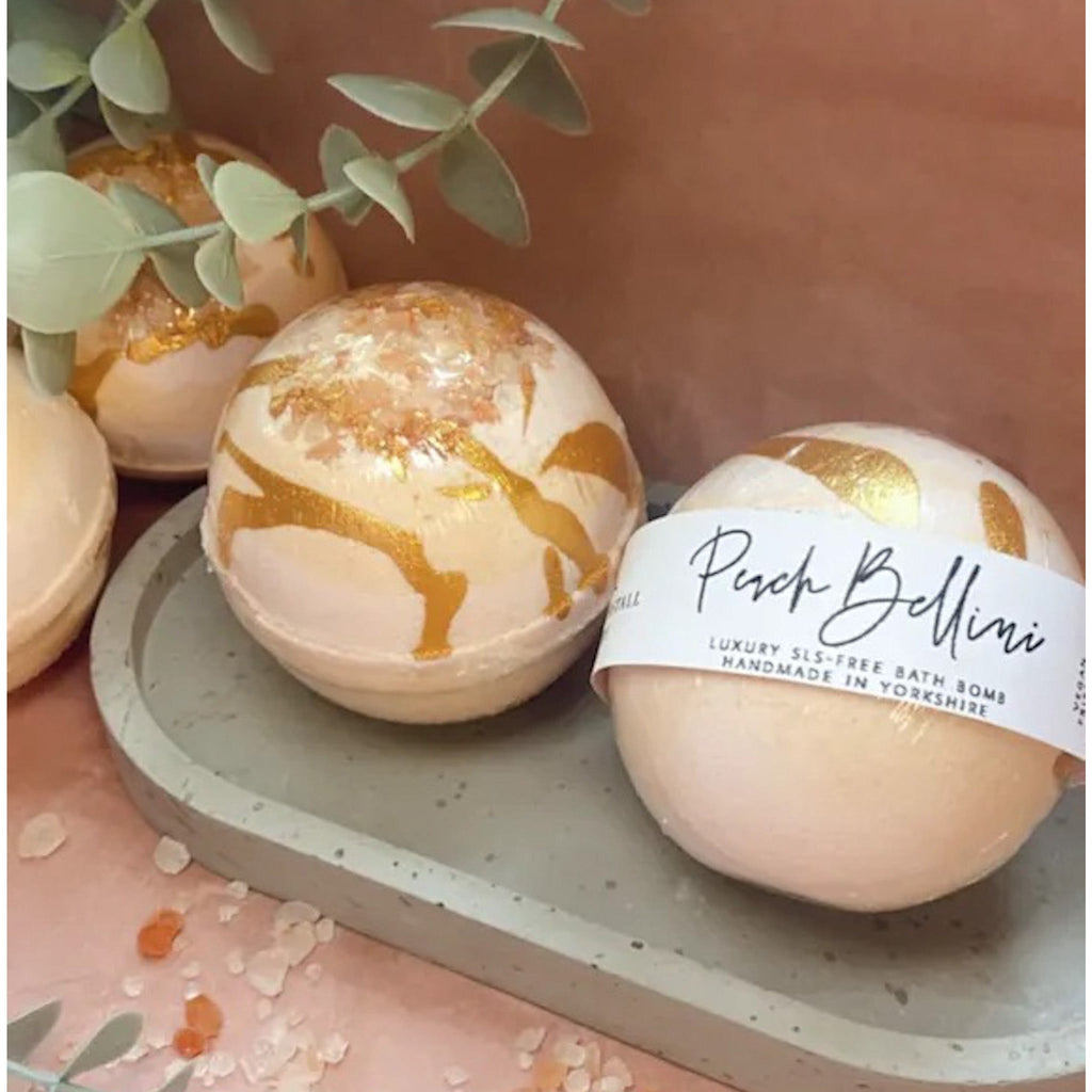 Bath Ball - Peach Bellini - The Rosy Robin Company