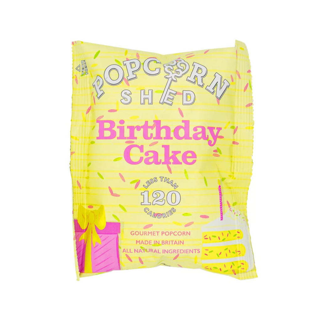 Birthday Cake Gourmet Popcorn Snack Pack 24g - The Rosy Robin Company