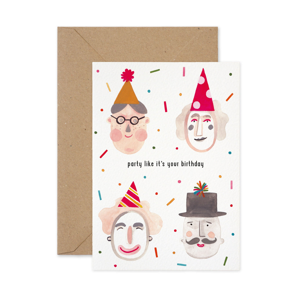 Birthday Card - Party Like It's Your Birthday - The Rosy Robin Company