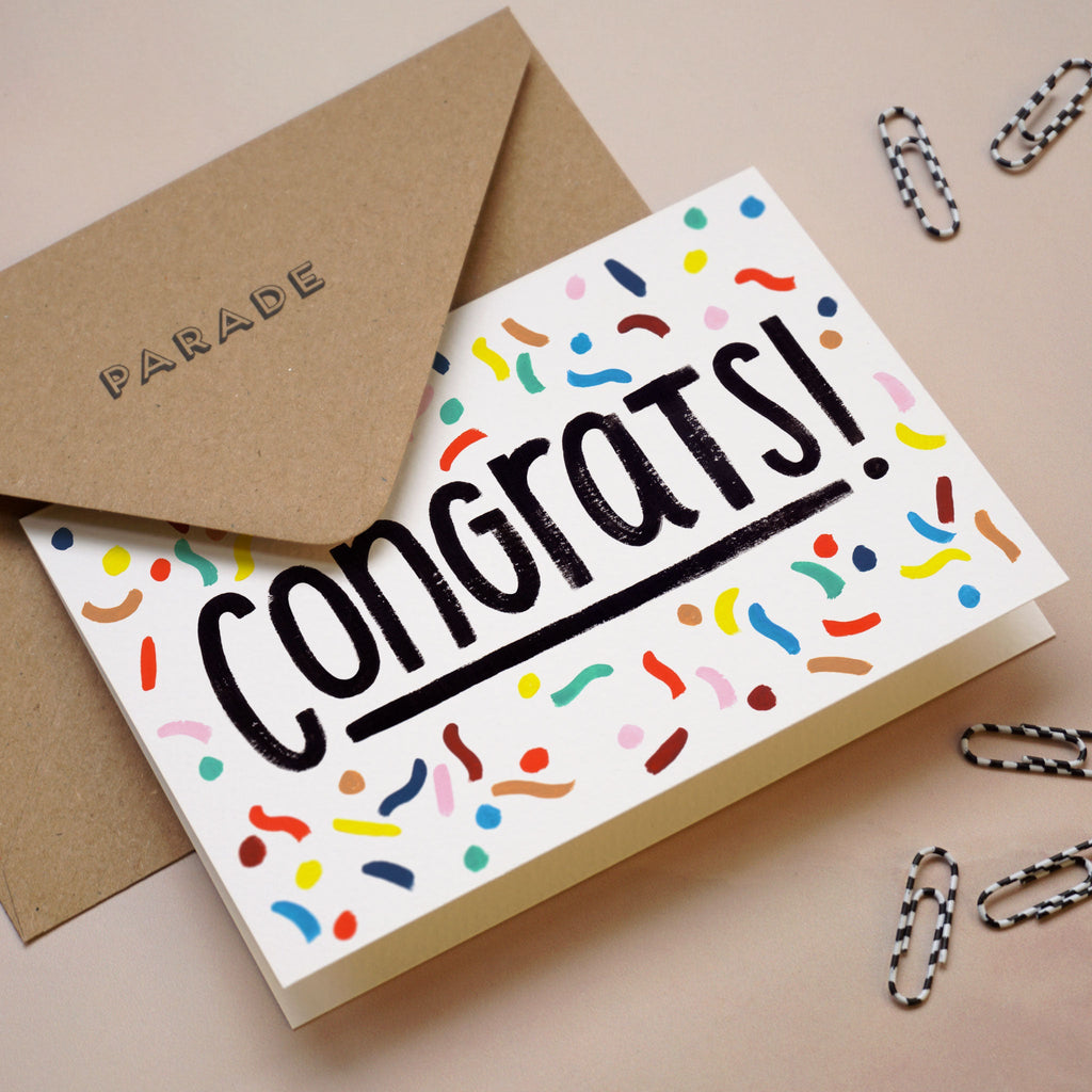 Celebration Card - Congrats - The Rosy Robin Company