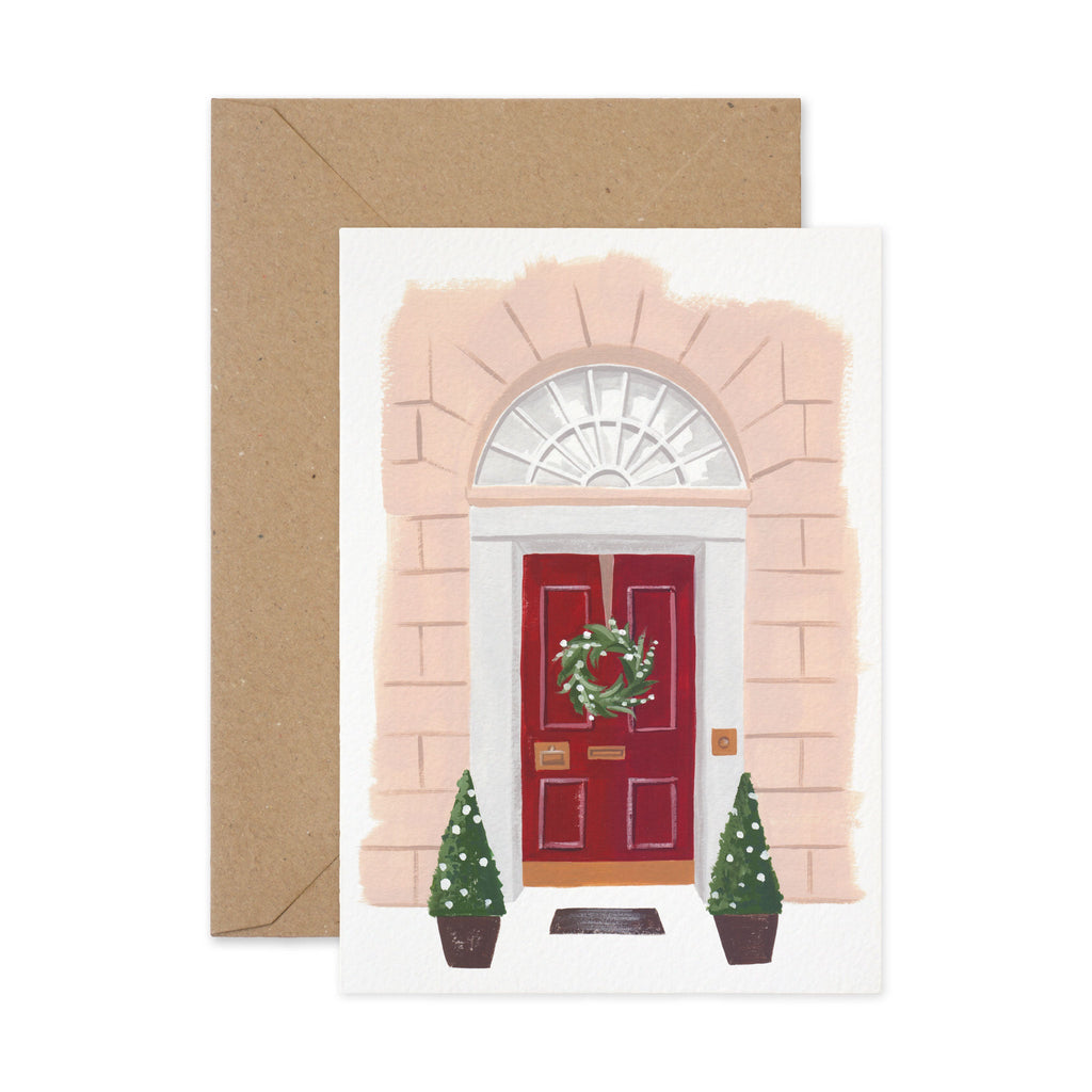 Christmas Card - Festive Door Card - The Rosy Robin Company