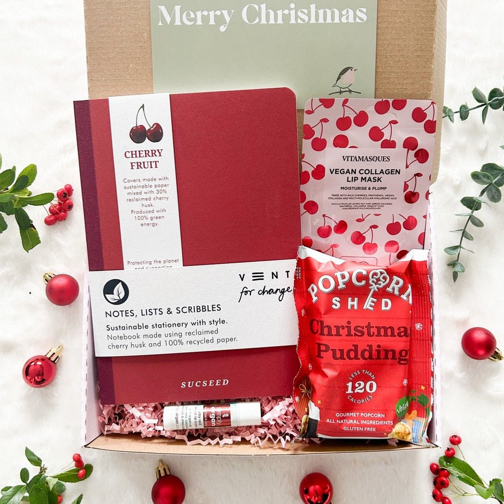 Christmas Ready To Go Gift Box - Cherry Red - The Rosy Robin Company