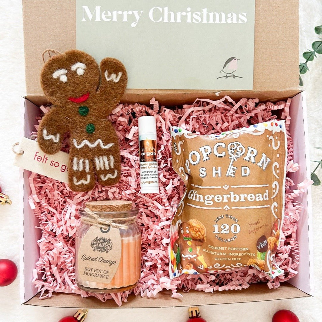 Christmas Ready To Go Gift Box - Gingerbread and Orange - The Rosy Robin Company