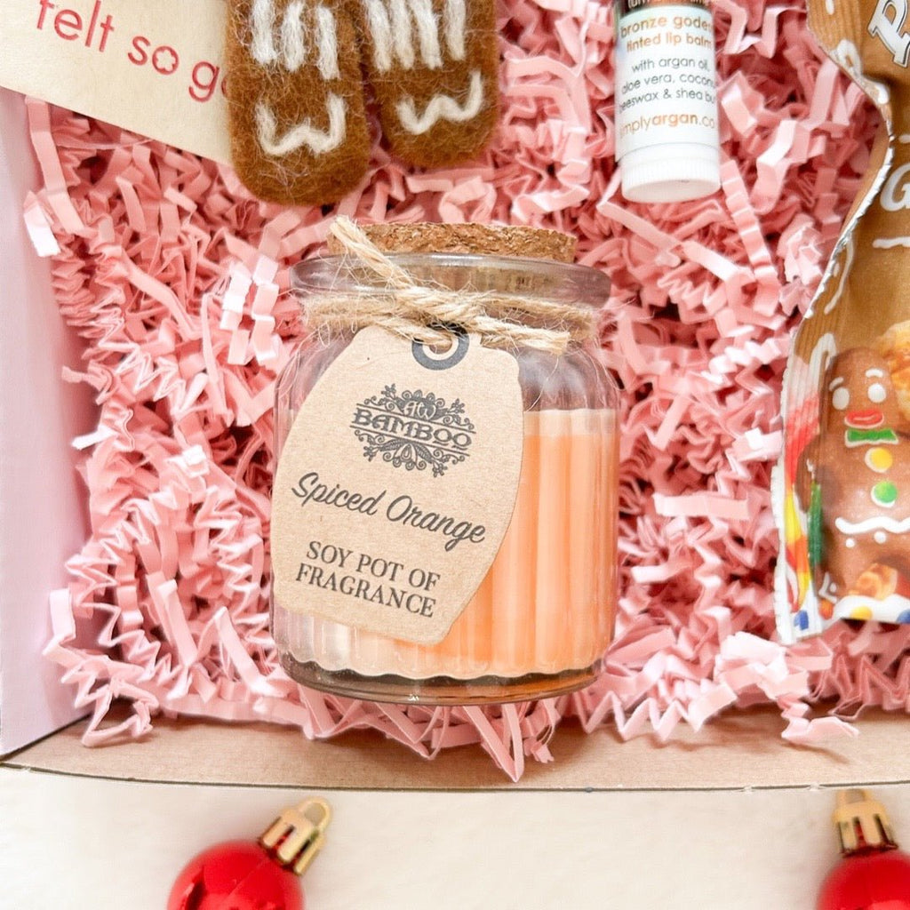 Christmas Ready To Go Gift Box - Gingerbread and Orange - The Rosy Robin Company