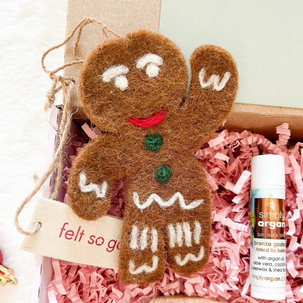 Christmas Ready To Go Gift Box - Gingerbread and Orange - The Rosy Robin Company