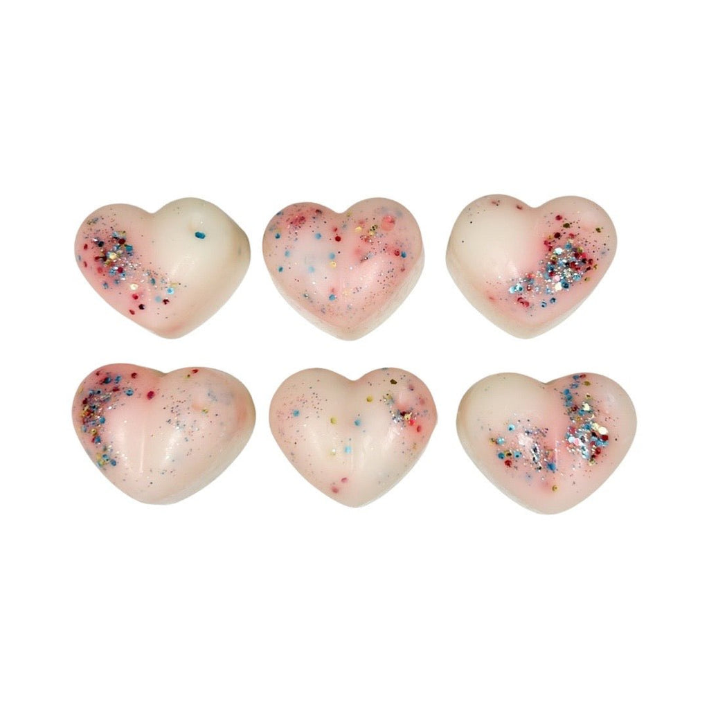 Coconut Wax Melt Hearts - 6 Pack - The Rosy Robin Company