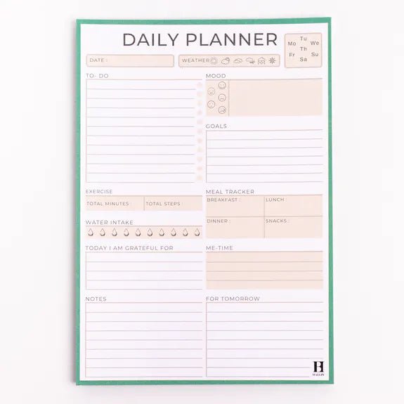 Daily Planner Pad A5 - The Rosy Robin Company