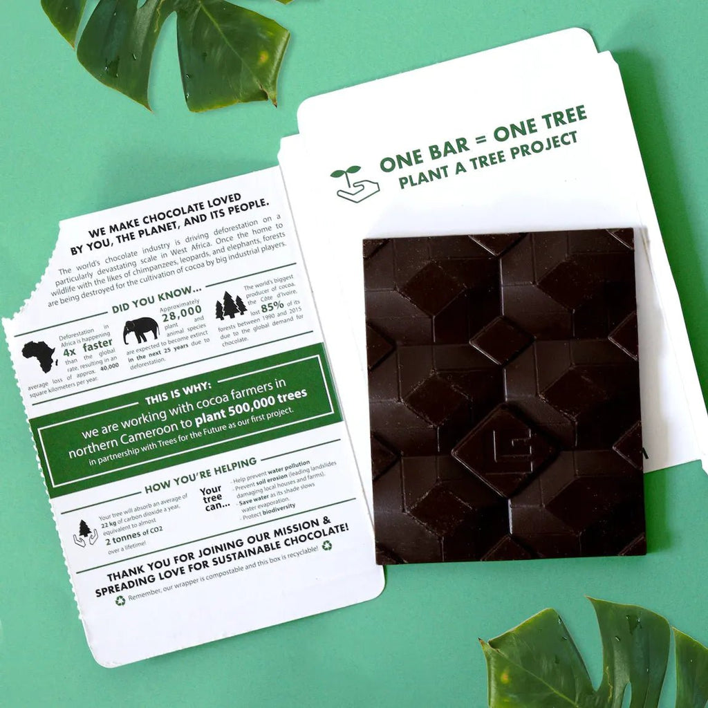 English Mint 71% Dark Chocolate Bar - Vegan 75g - The Rosy Robin Company