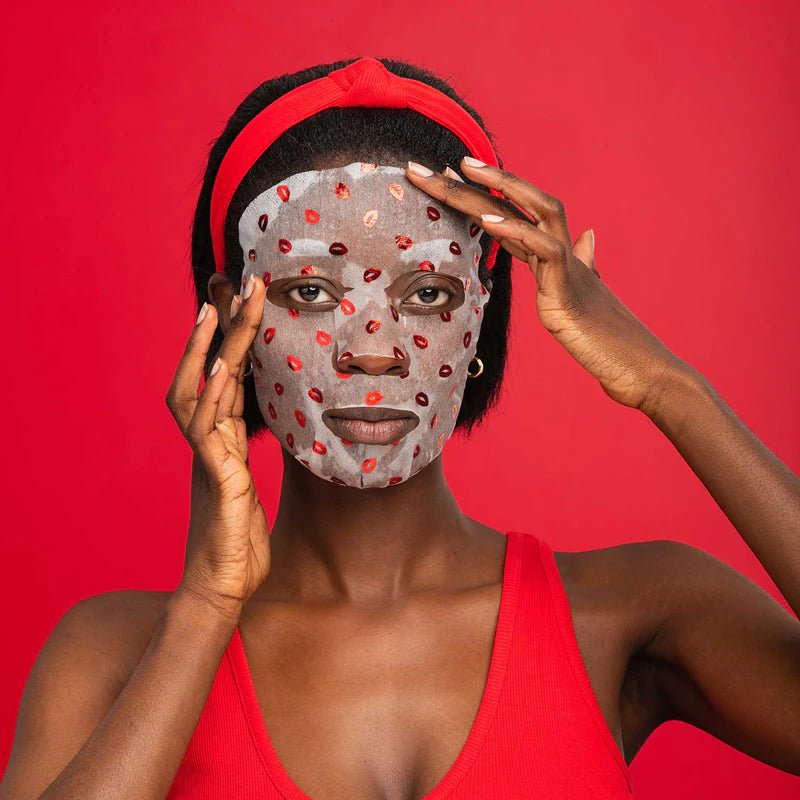 Face Mask - Nourish Vegan Multivitamin Metallic Sheet - The Rosy Robin Company