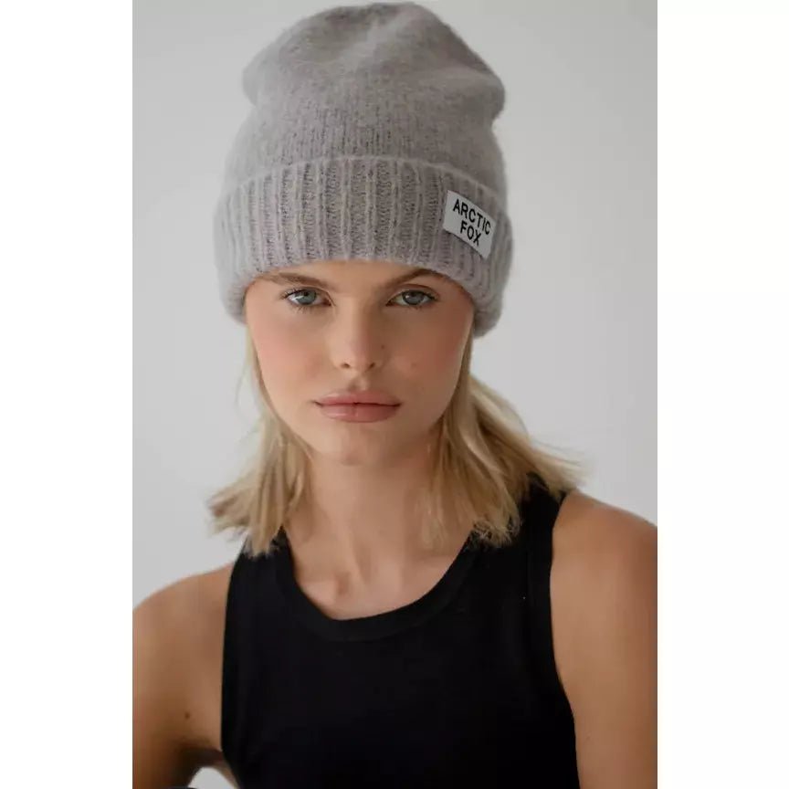 Mohair Beanie - Arctic Grey - The Rosy Robin Company