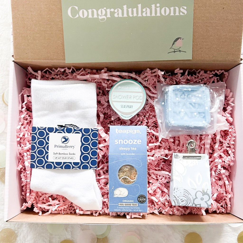 Mum To Be Pamper Box - Baby Blue - The Rosy Robin Company