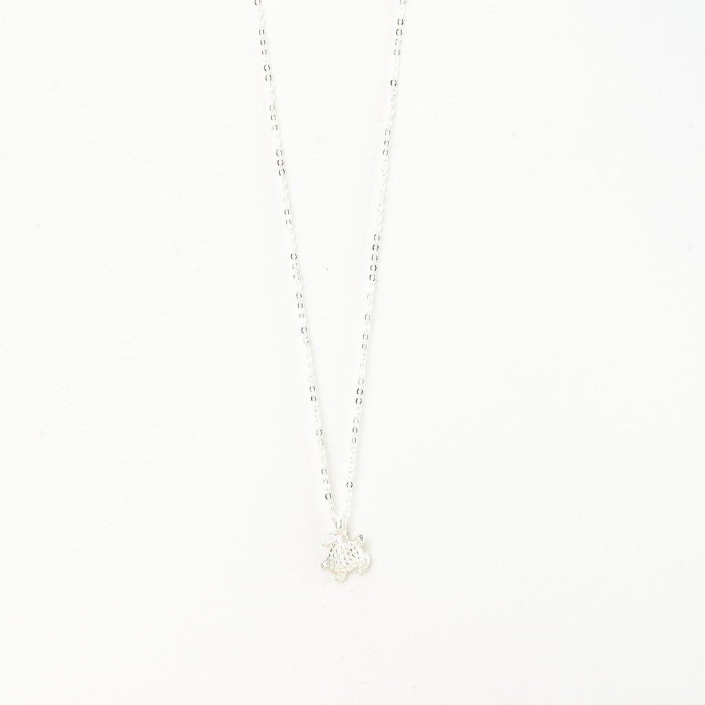 Necklace - Asri Sea Turtle (Silver) - The Rosy Robin Company