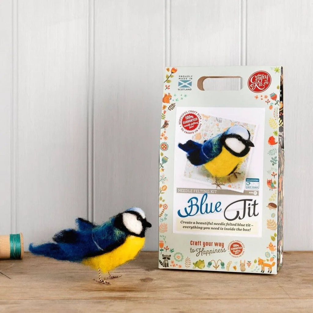 Needle Felting Kit - British Birds Blue Tit - The Rosy Robin Company