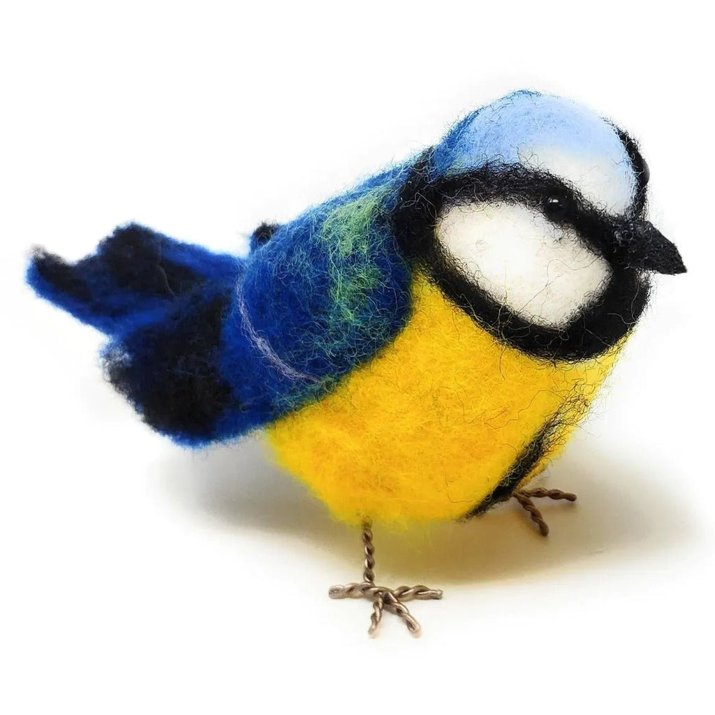 Needle Felting Kit - British Birds Blue Tit - The Rosy Robin Company