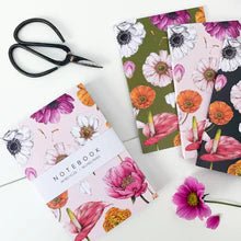 Notebooks A6 Set of 3 - Floral Brights Collection - The Rosy Robin Company