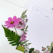 Notepad A5 - Summer Garden Collection - The Rosy Robin Company