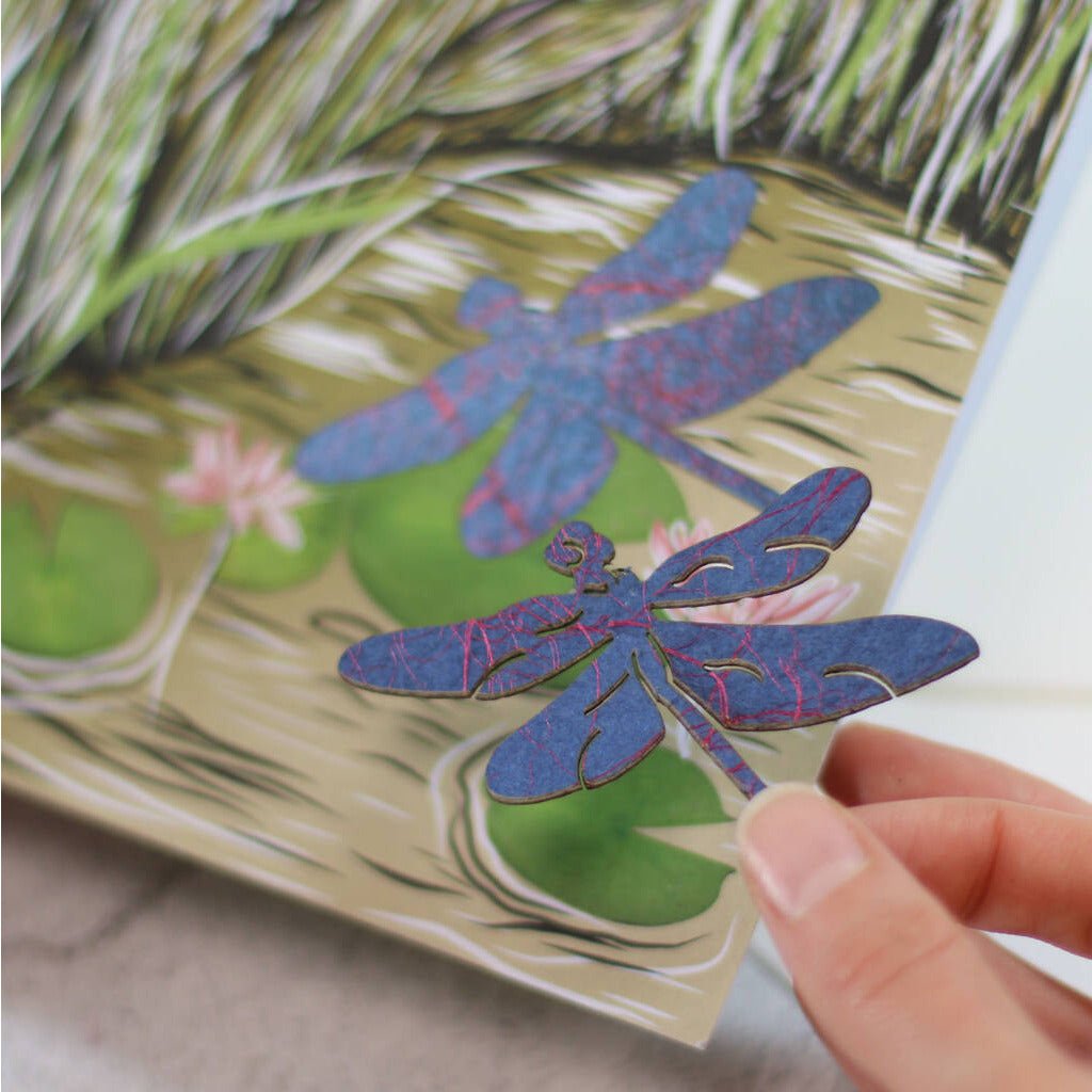 Plantable Seed Paper Card - Dragonfly - The Rosy Robin Company
