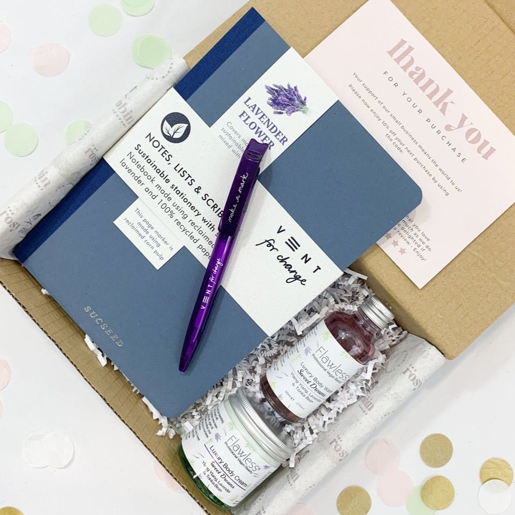 Ready To Go Gift Box - Lavender Flowers - The Rosy Robin Company