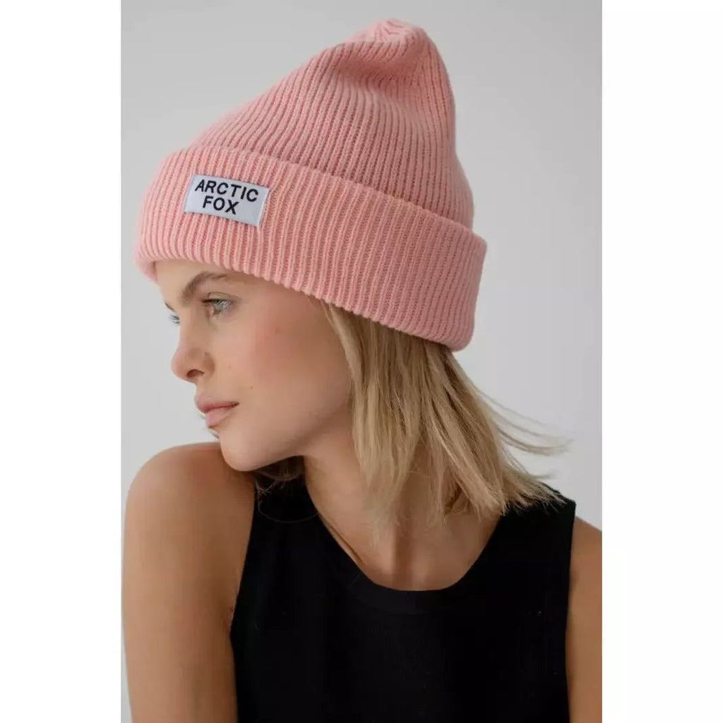 Recycled Bottle Beanie in Pastel Pink - The Rosy Robin Company
