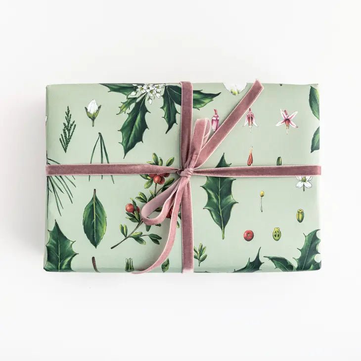 Recycled Christmas Gift Wrapping Paper - Berry Mix - The Rosy Robin Company