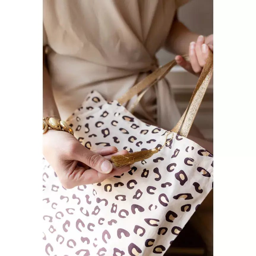 Reusable Fabric Gift Bag (3 Sizes) - Tote Style, Safari - The Rosy Robin Company