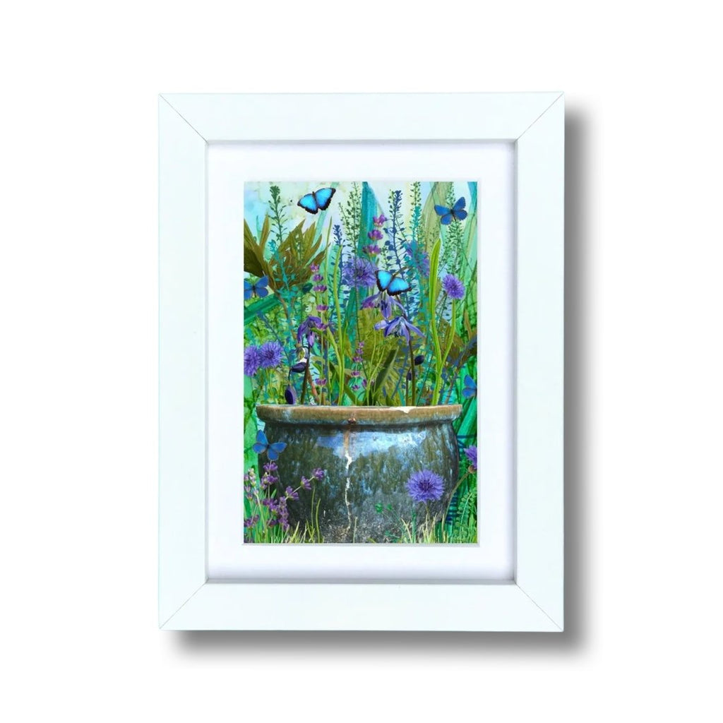 Small Framed Print - Wild Blues & Greens - The Rosy Robin Company