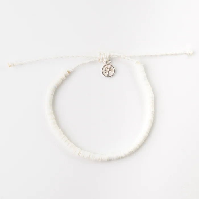 White Beaded Bracelet - The Rosy Robin Company